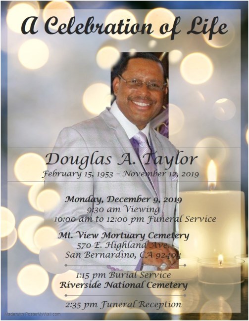 Obituary of Douglas A. Taylor