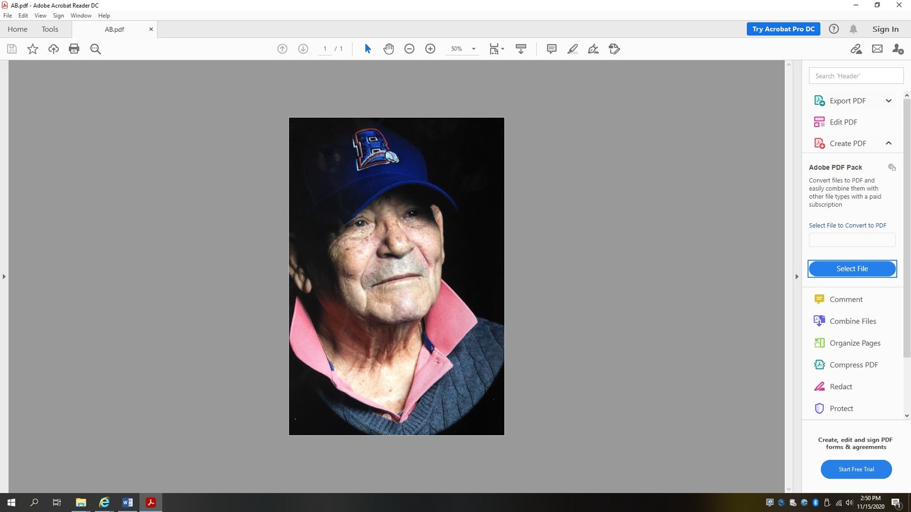 Obituary of Adalberto Bermudez