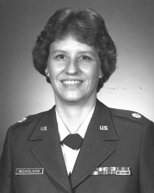 Obituary of Lt. Col. Carla Jean Nicholson