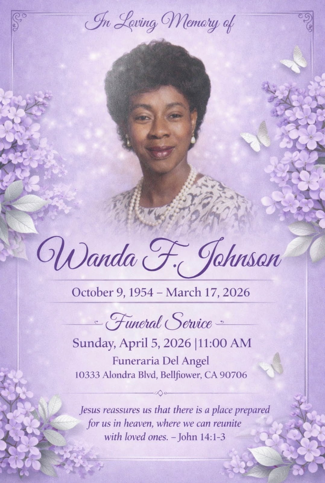 Portrait of Wanda Faye Johnson