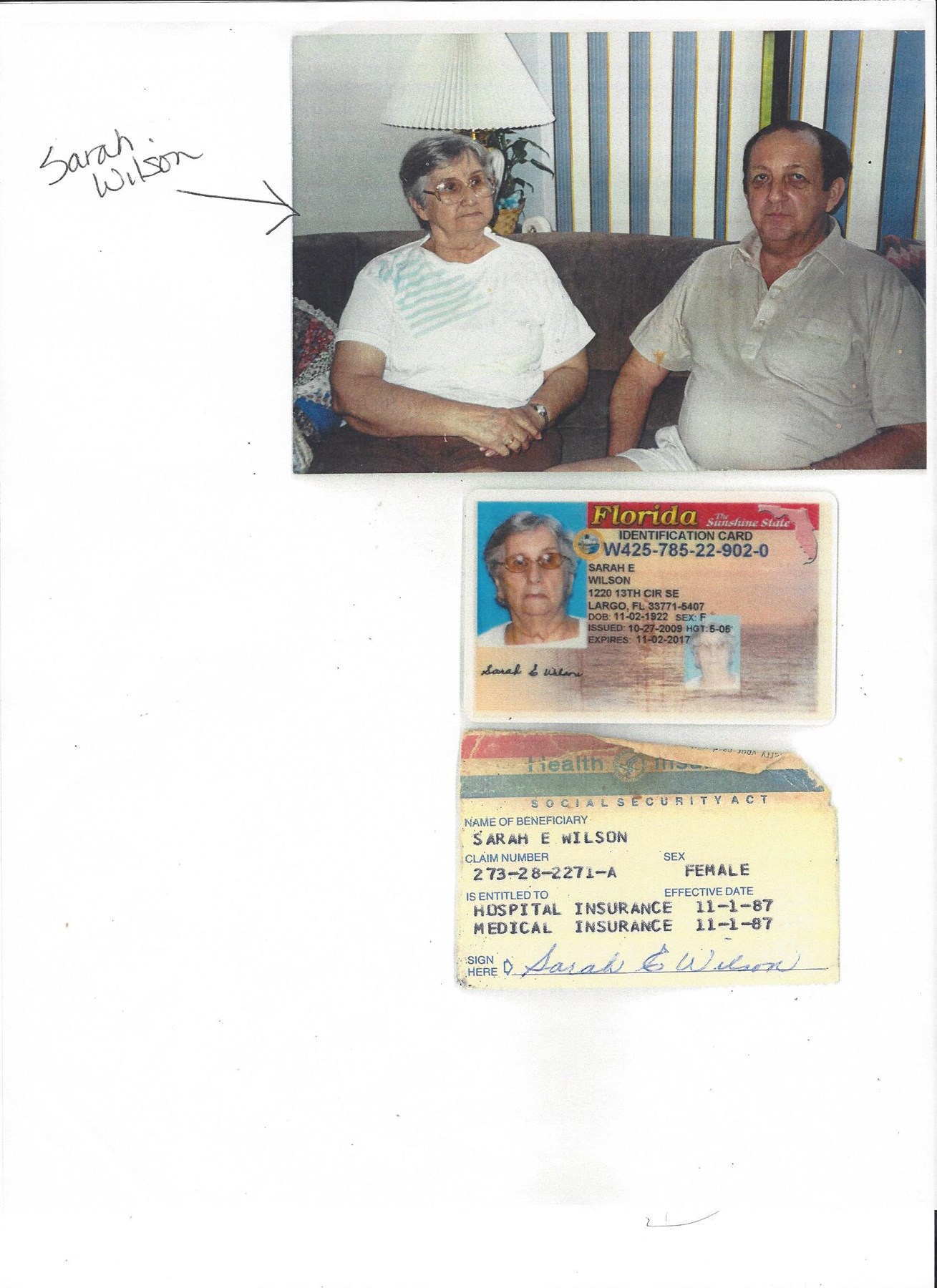 Obituary of Sarah E Withers Wilson