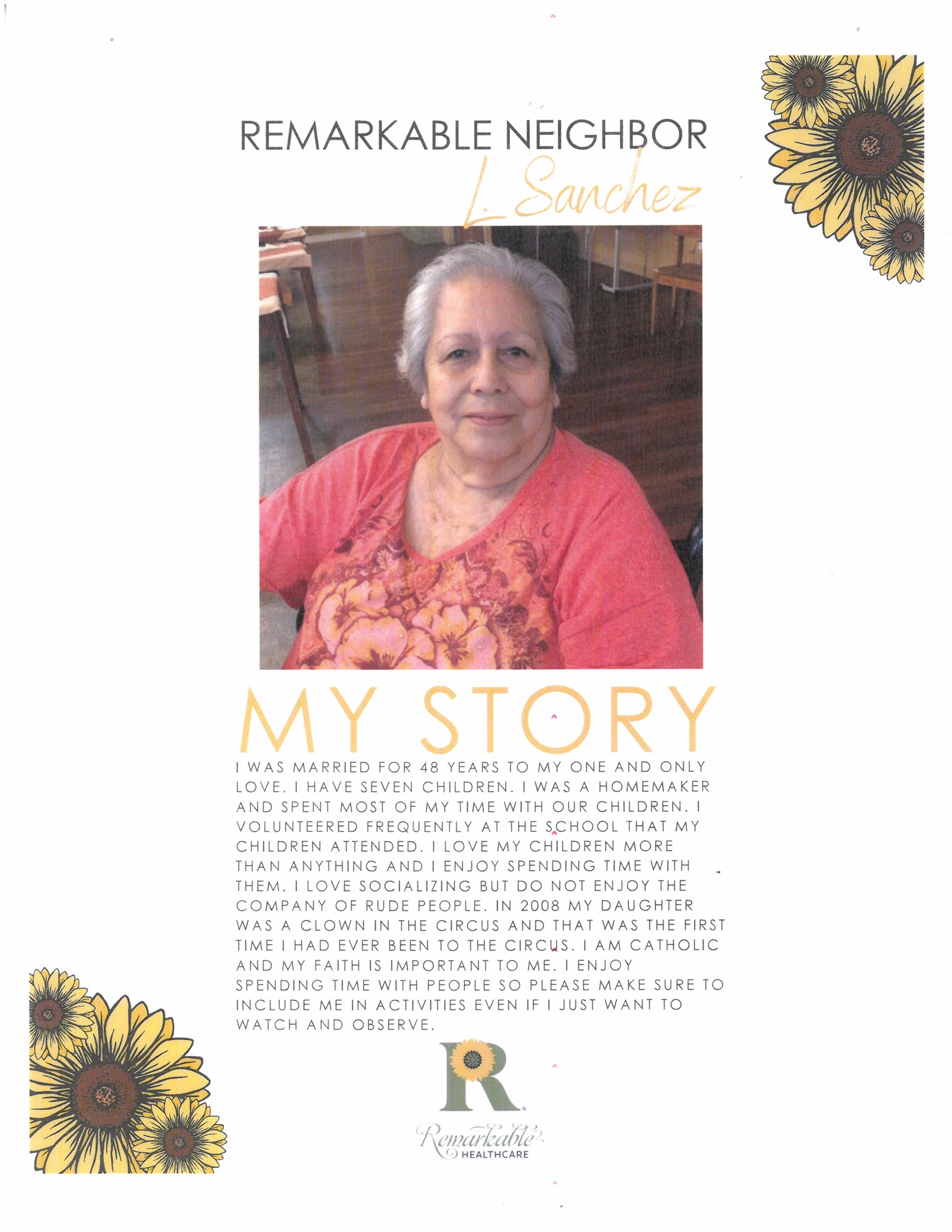 Obituary of Mrs.  Leticia O. Sanchez