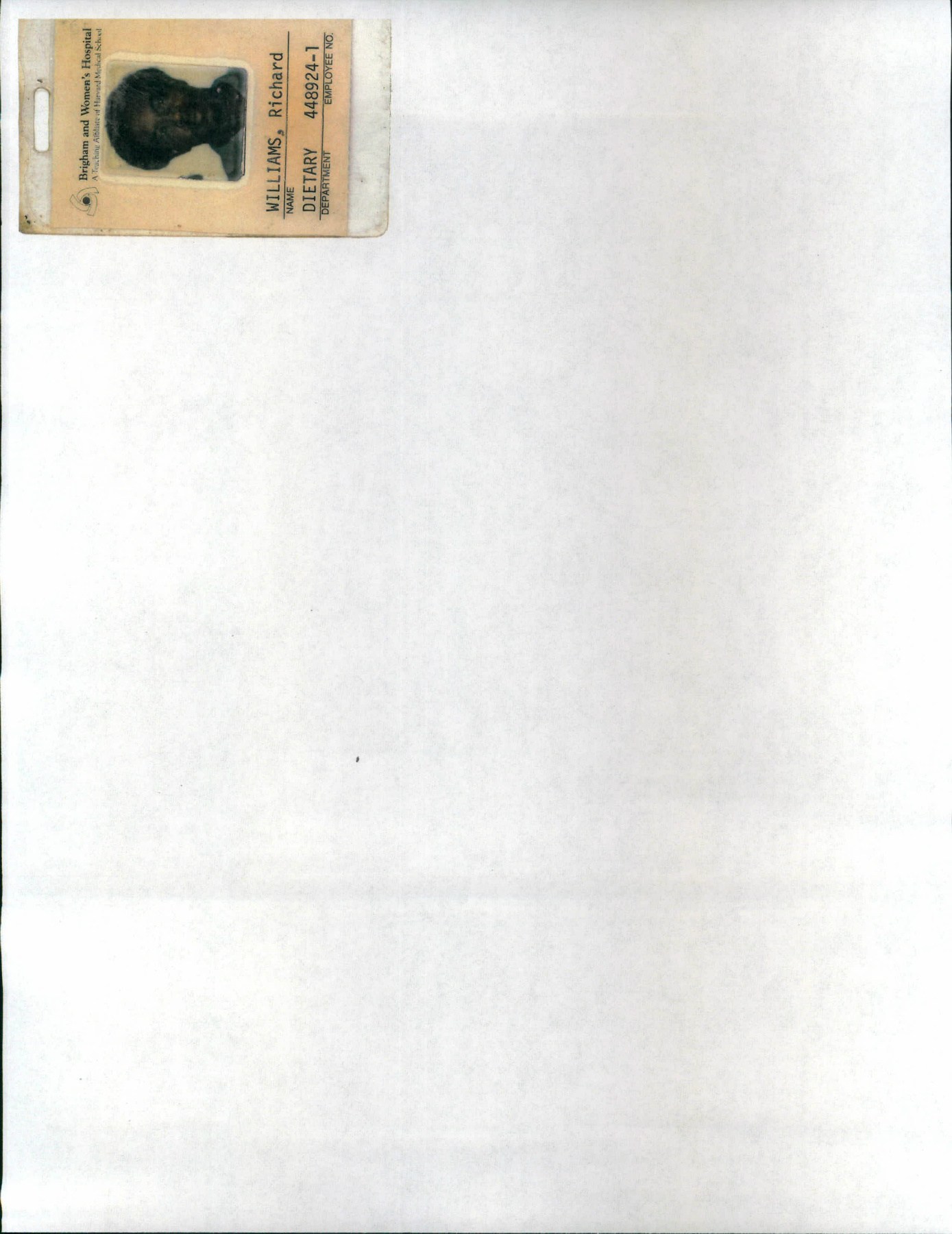 Obituario de Richard Bernard Williams Sr.