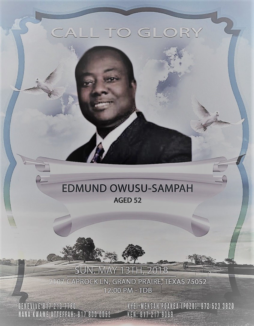 Obituary of Edmund Owusu-Sampah Sr.