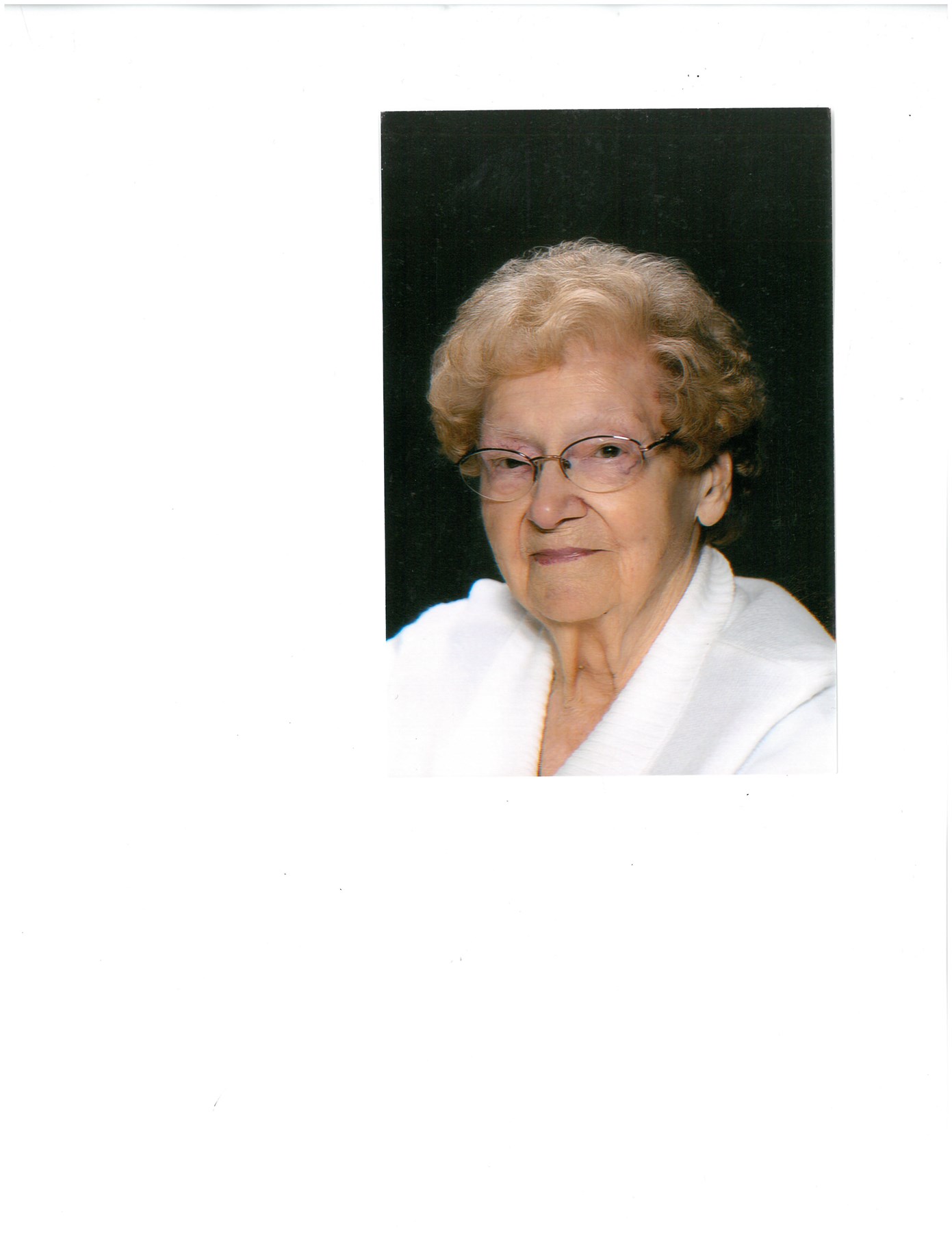 Obituary of Yvonne Marie Chenier