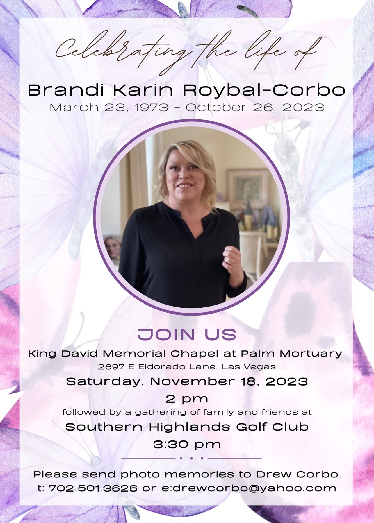 Obituary of Brandi Karin Roybal-Corbo