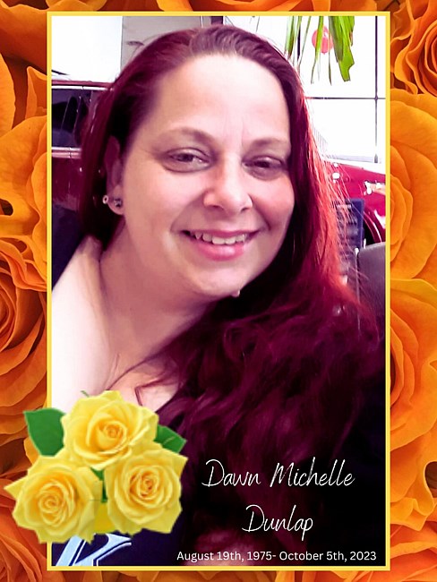 Avis de décès de Dawn Michelle Dunlap