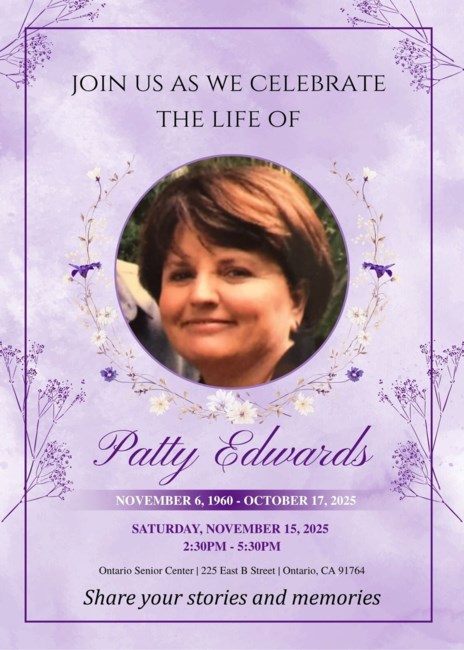 Obituary of Patricia Mary Edwards