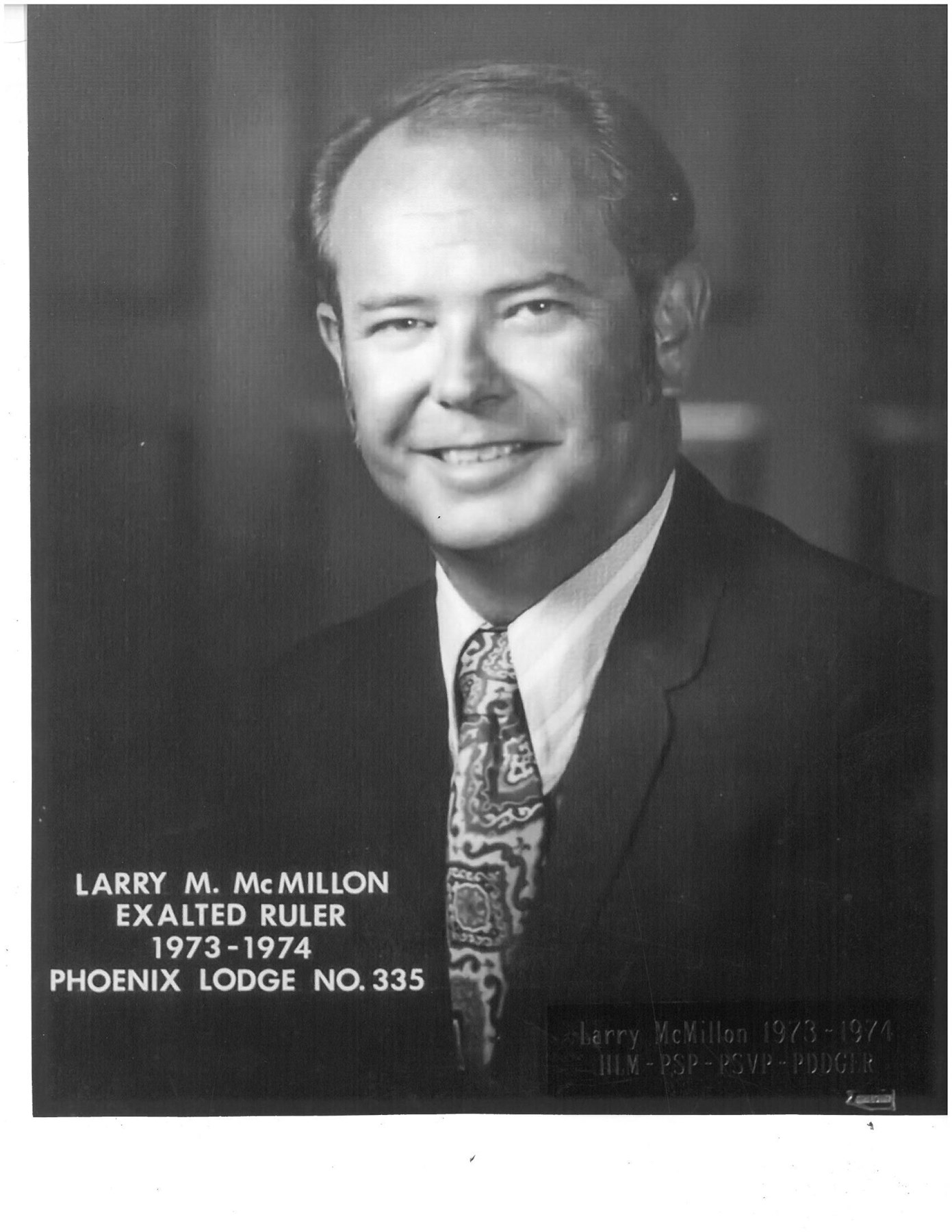 Obituary of Larry Monroe McMillon