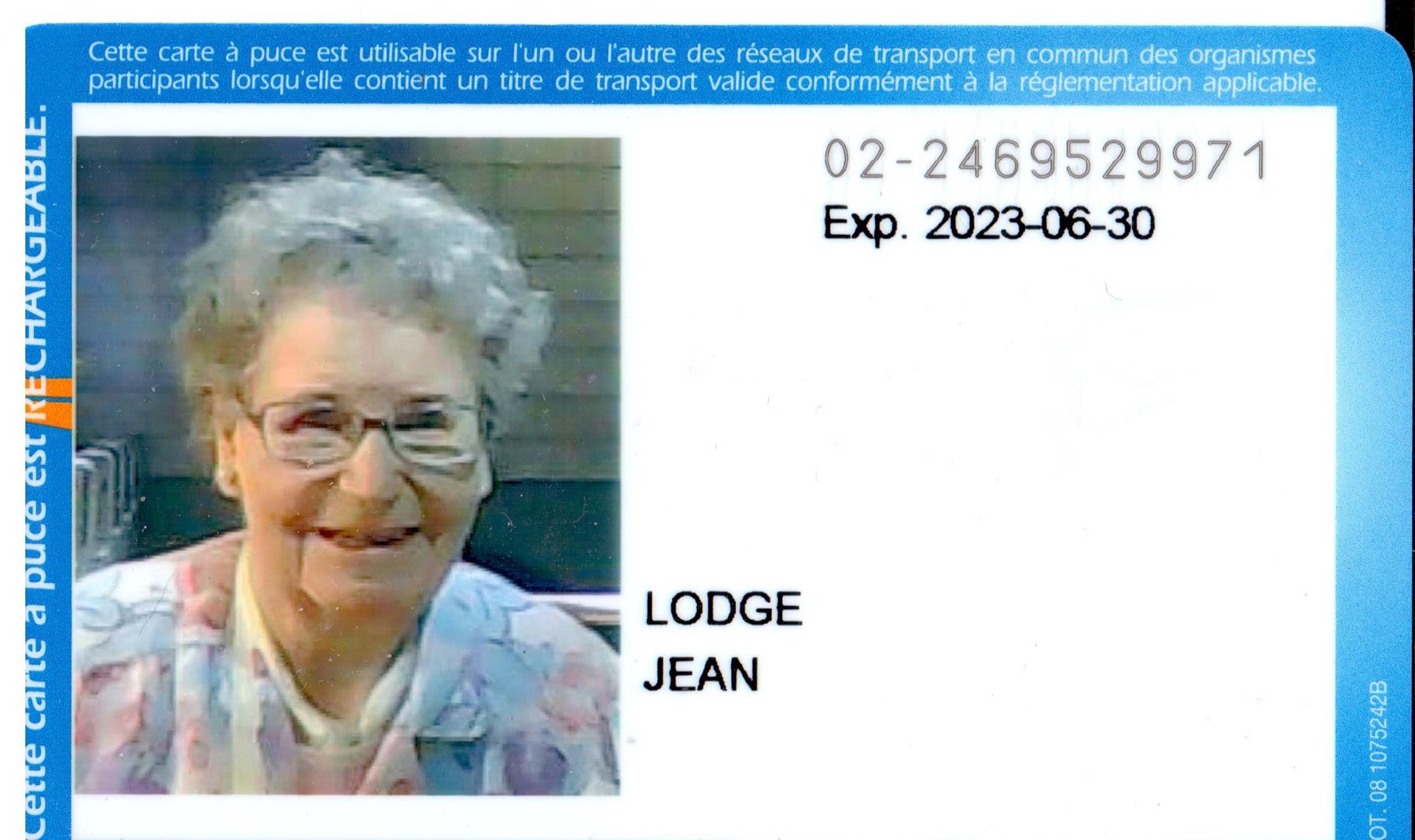 Obituary of Jean Lodge