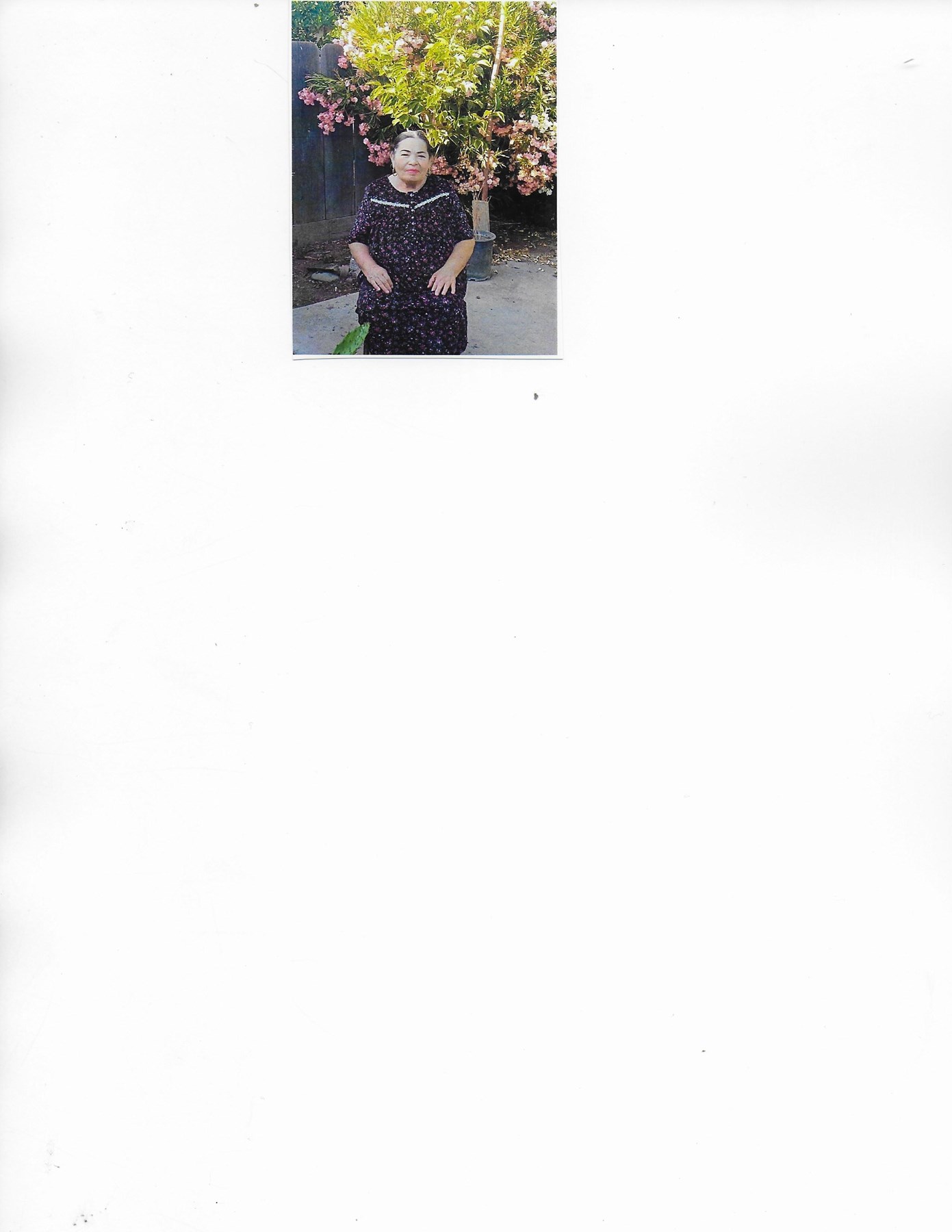 Obituario de Petra Arellano Mendez