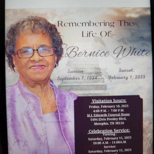 Obituario de Bernice White