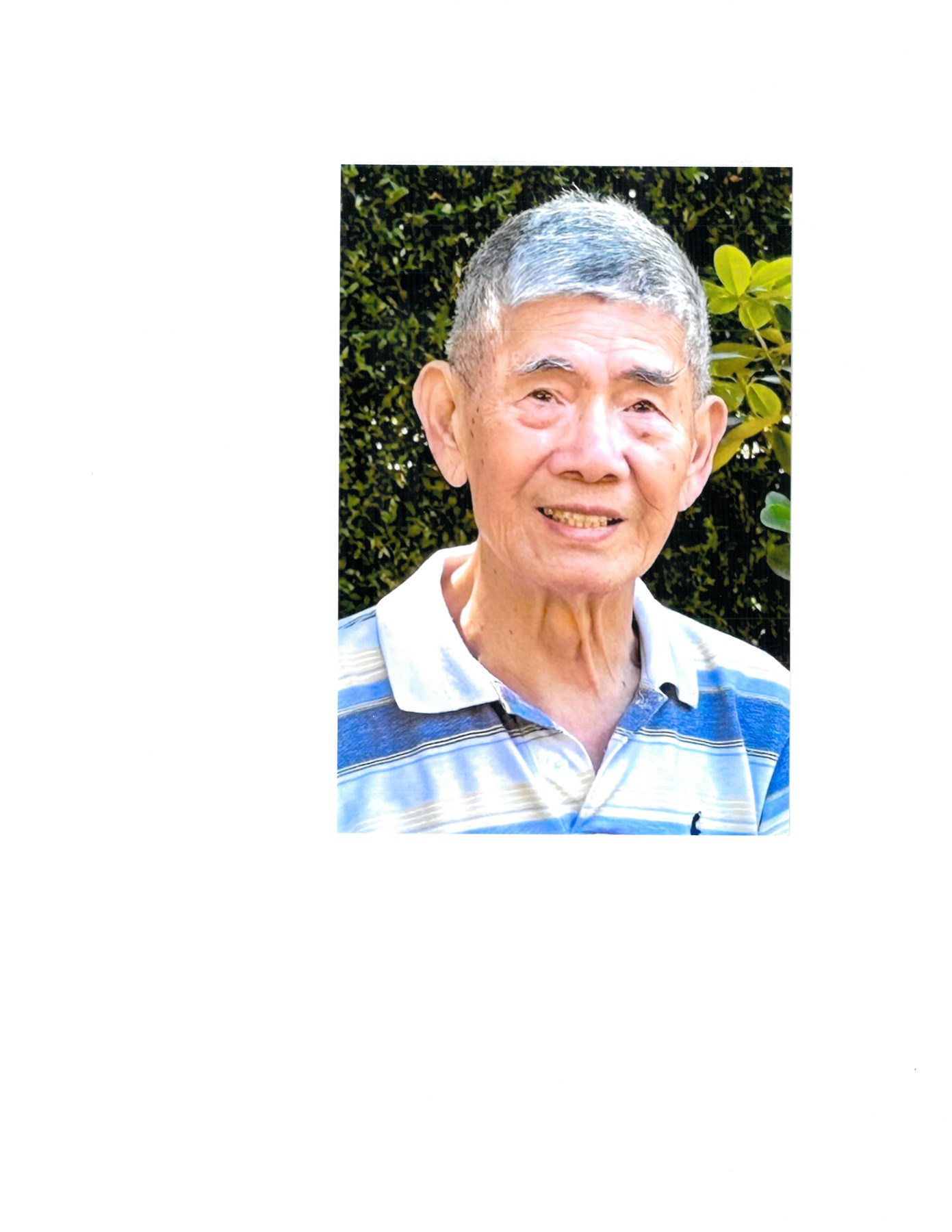 Obituary of Mr. Ting Jim Wong