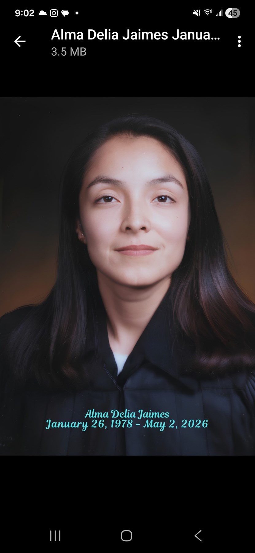 Obituary of Alma Delia Jaimes