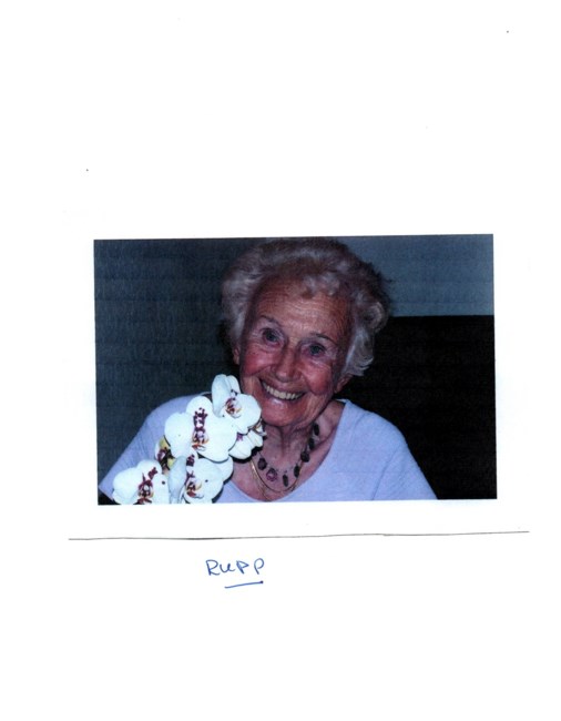 Obituary of Ruth E Rupp
