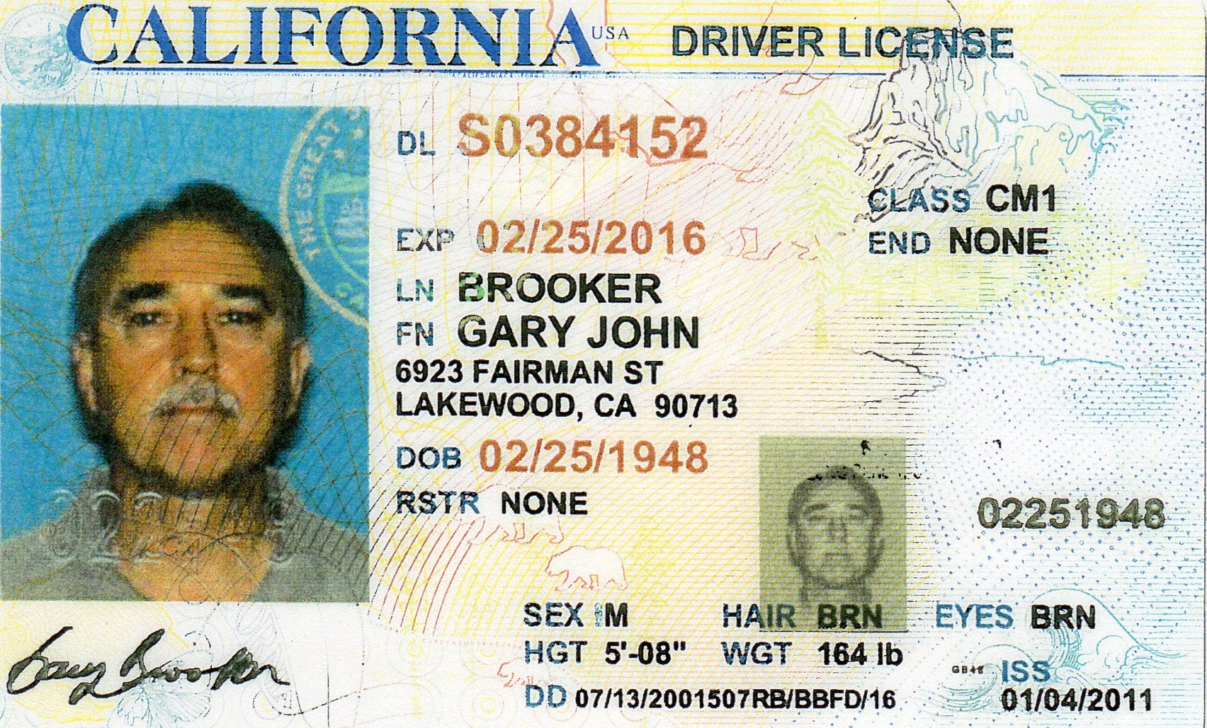 Obituary of Gary John Brooker