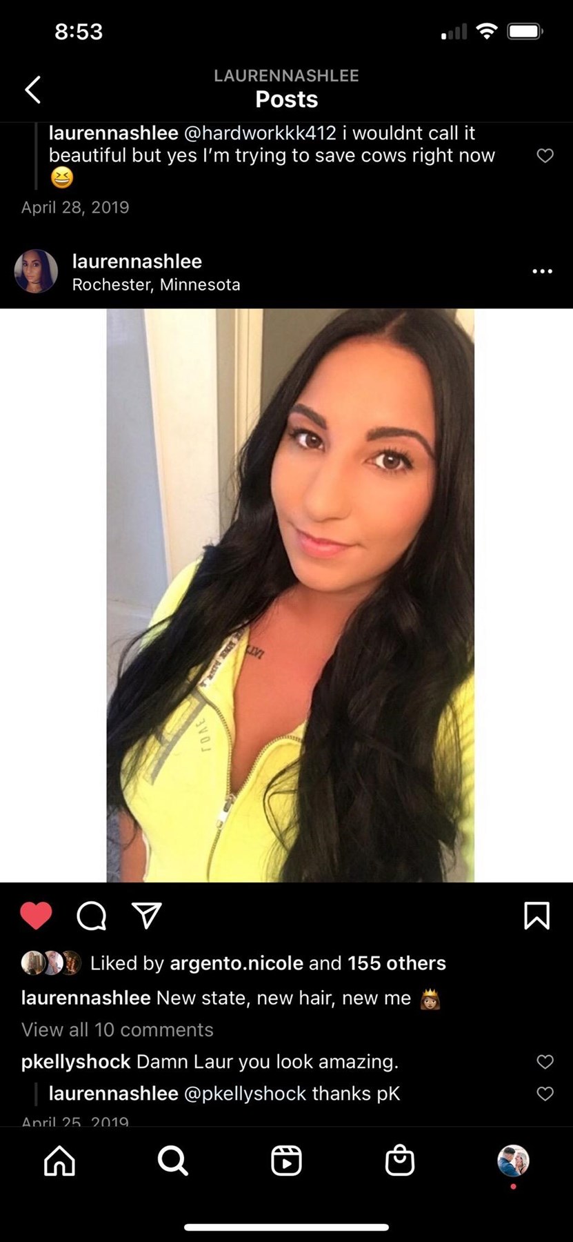 Obituary of Lauren Argento