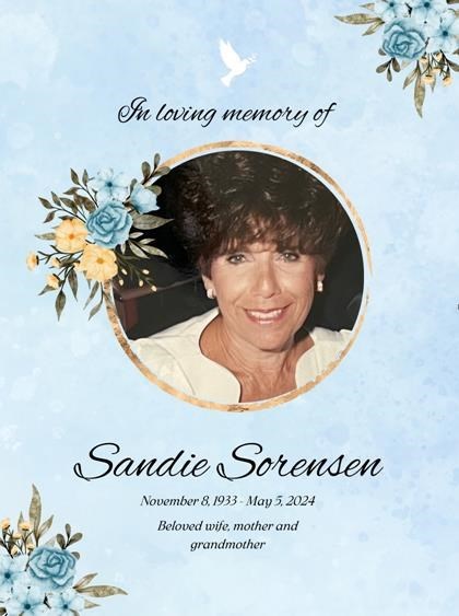 Obituario de Sondra Sorensen