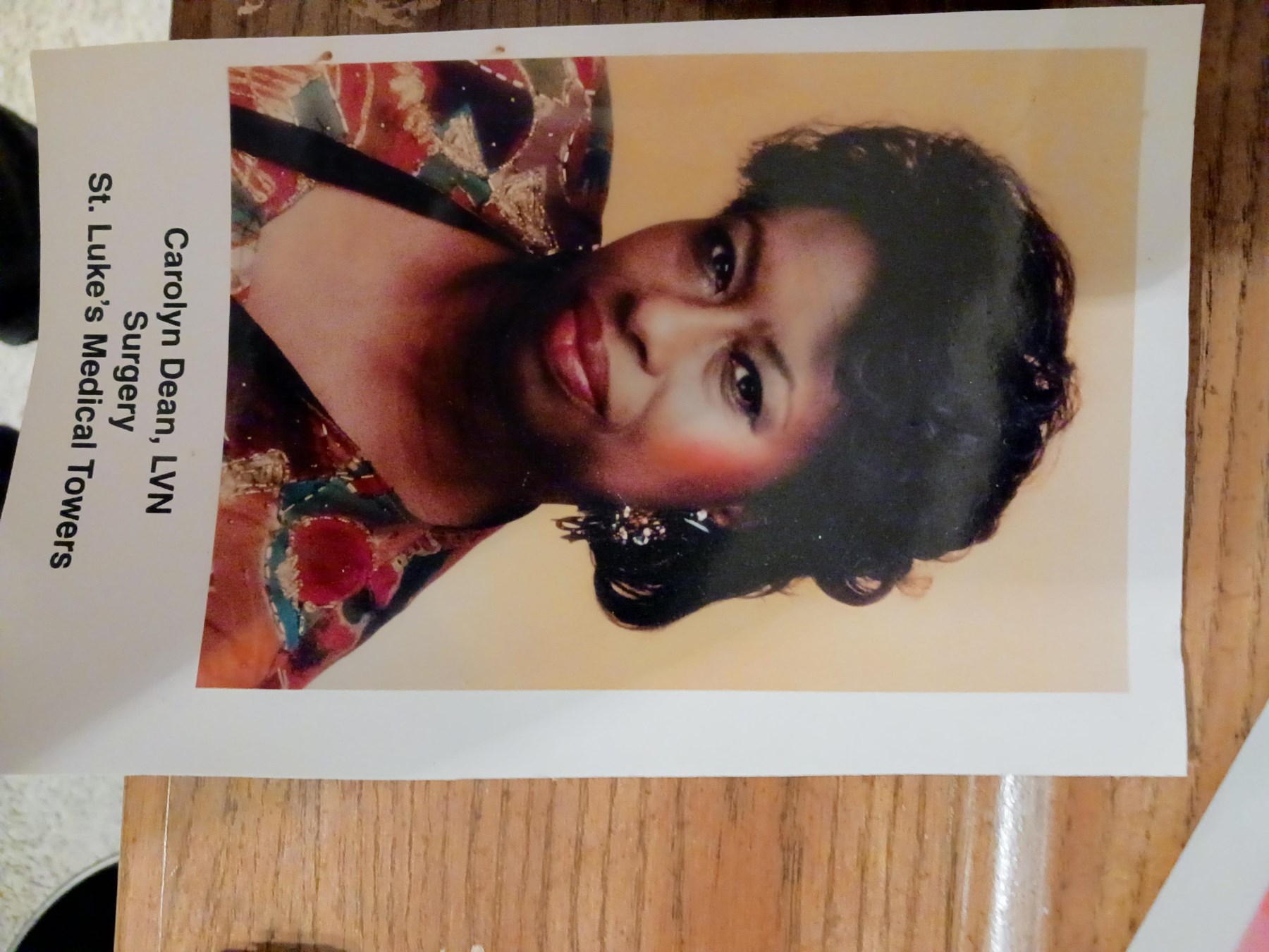 Obituary of Carolyn Joyce Dean