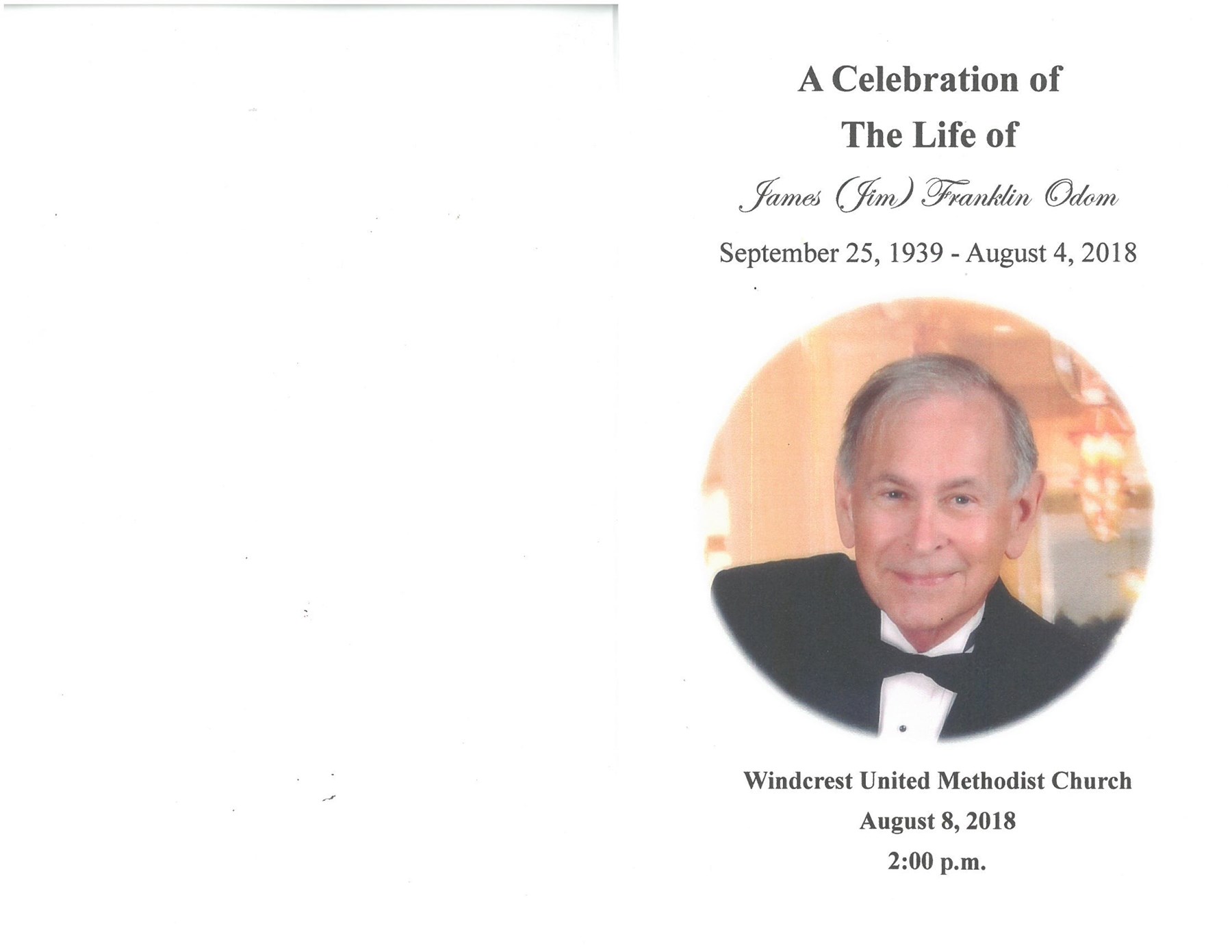 Obituary of James Franklin Odom