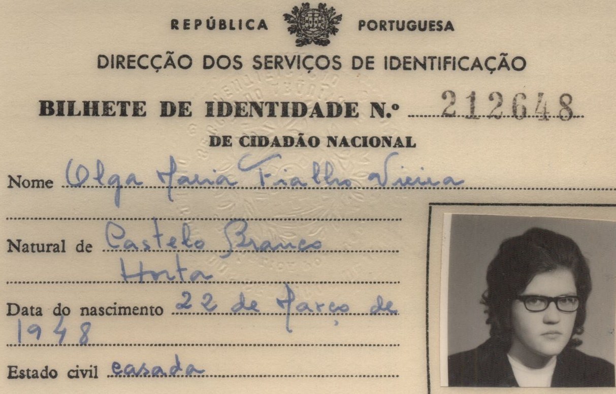 Obituary of Olga Maria Vieira