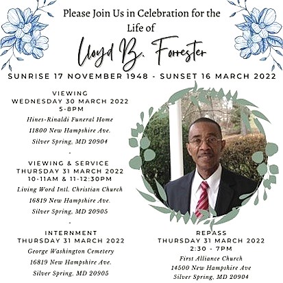 Obituary of Lloyd B. Forrester