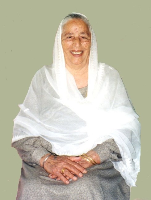 Obituary of Mrs. Kartar Kaur Dhaliwal