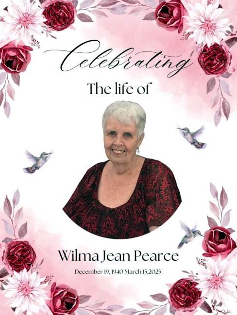 Obituary of Wilma Jean Pearce