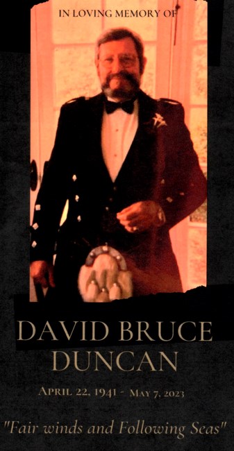 Obituary of David Bruce Duncan