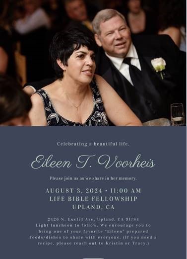 Obituary of Eileen Theresa Voorheis