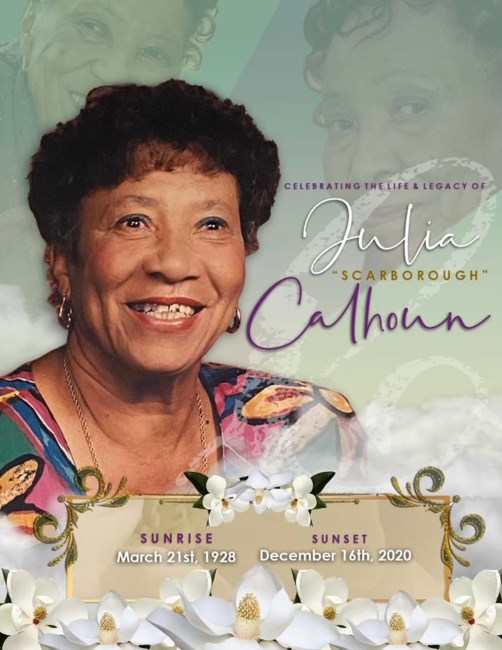 Obituary of Julia Calhoun