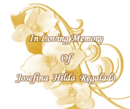 Obituary of Josefina Regalado