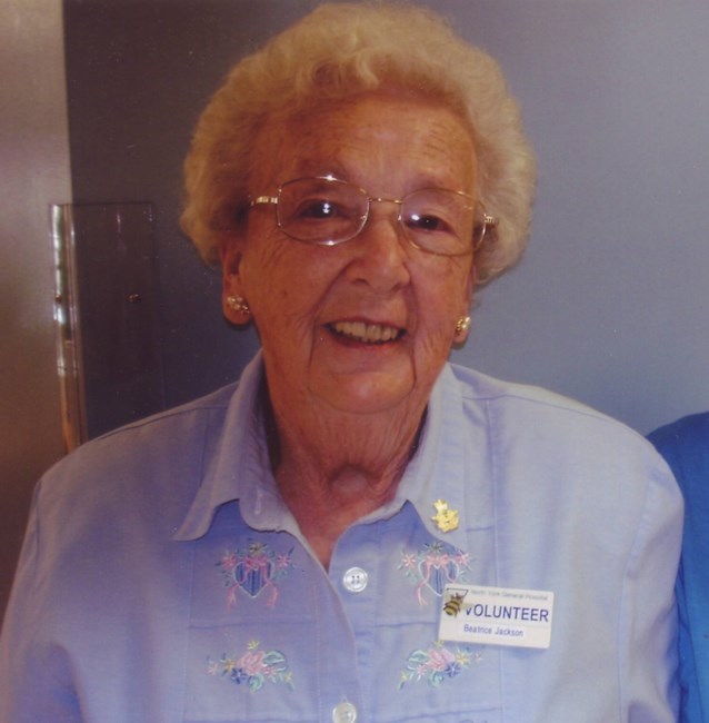 Obituary of Beatrice Mary Jackson