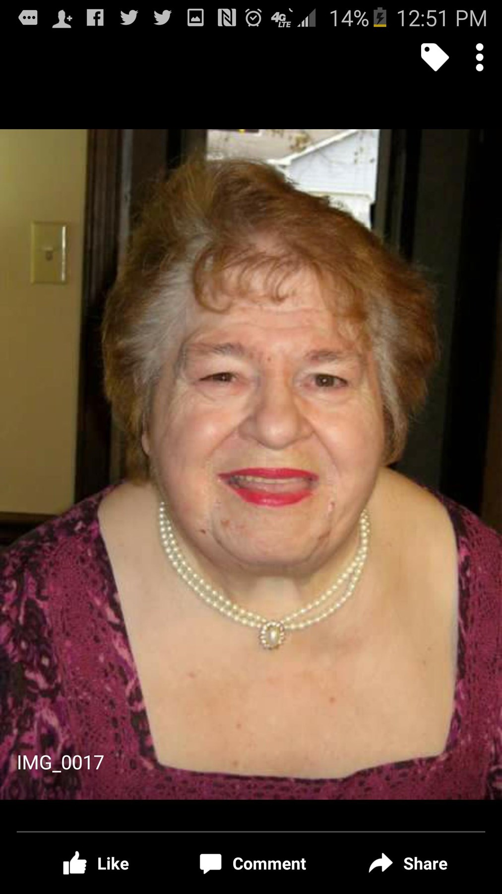 Obituary of Jean Mary Licht
