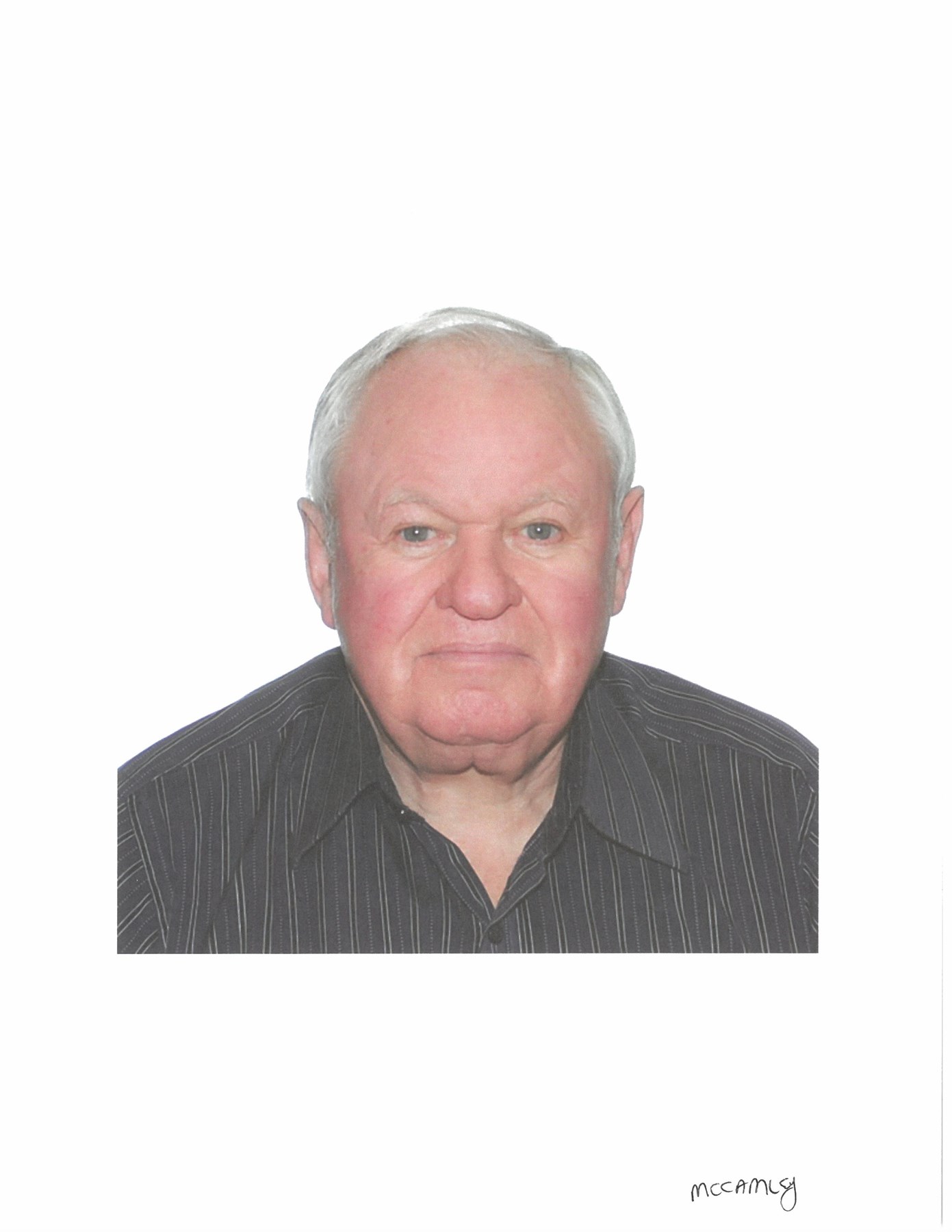 Obituary of John Anthony McCamley