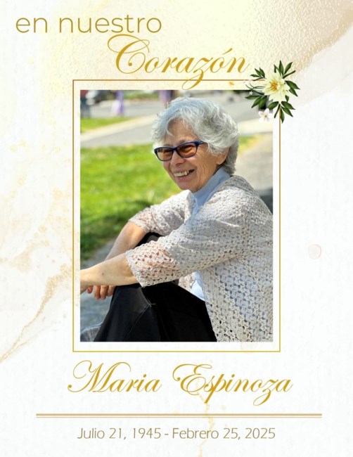 Obituario de Maria J Espinoza