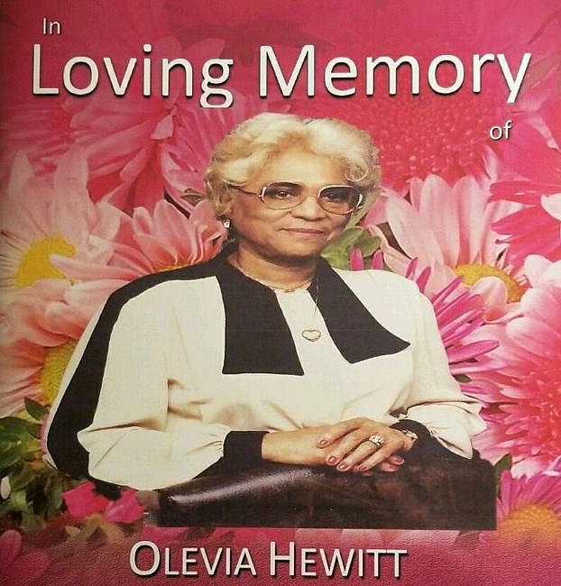 Obituario de Olevia Harvey Hewitt
