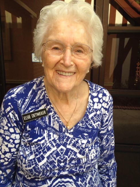 Obituary of Elsie M Detweiler