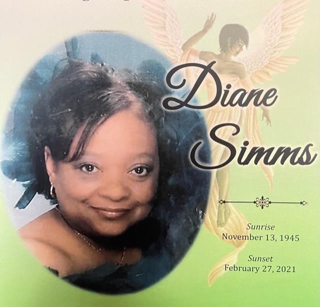Obituary of Diane Simms