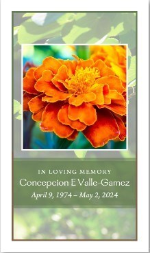 Obituary of Concepcion E Valle-Gamez