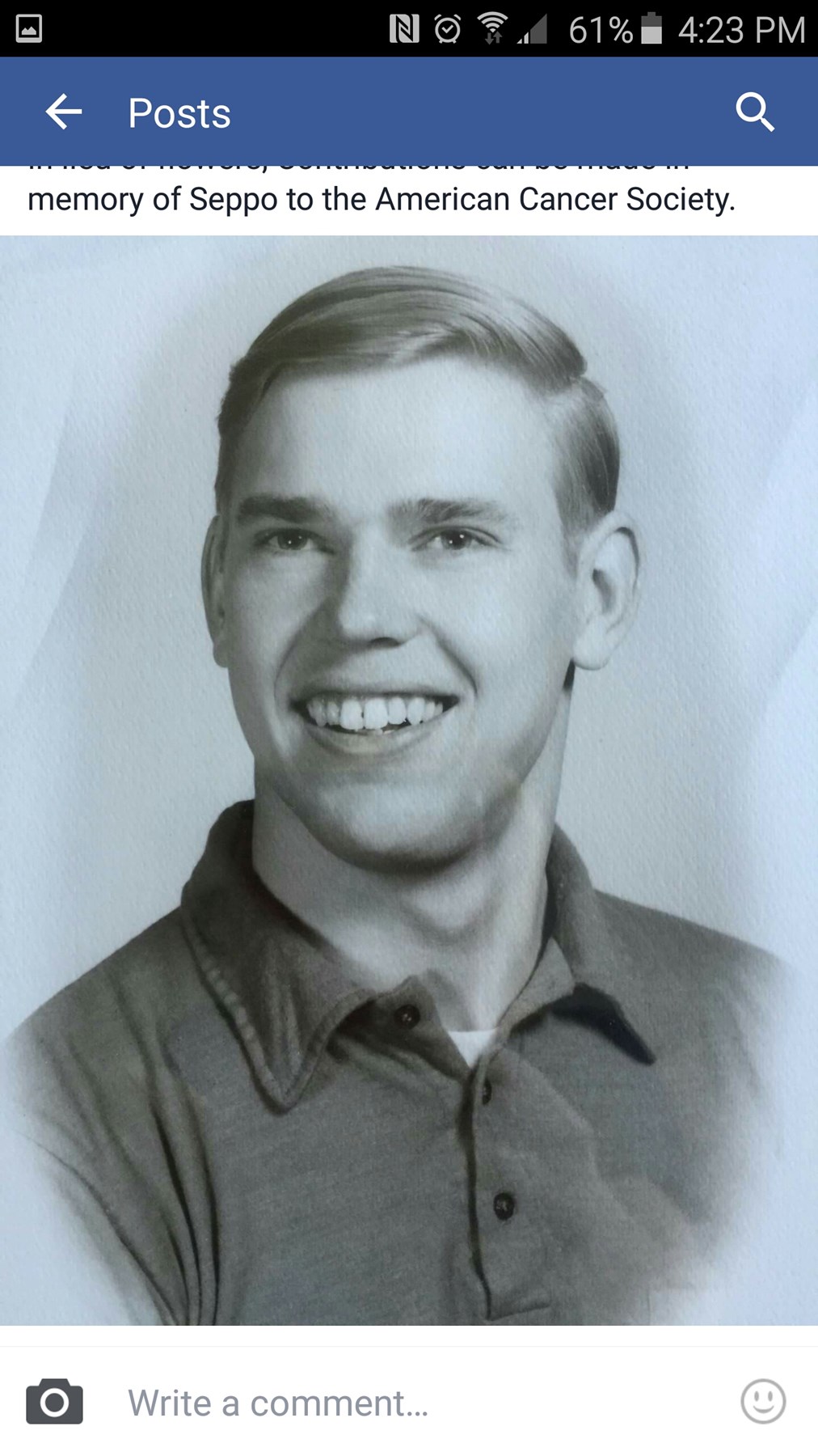 Obituary of Seppo Ilmari Ritvanen