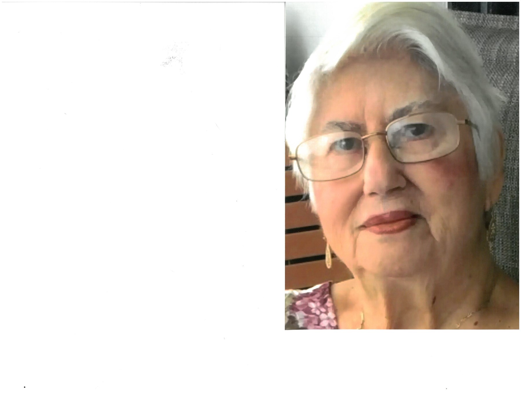 Obituary of Rosalia Gonzalez