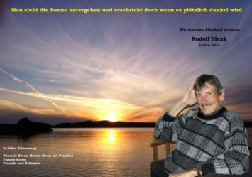 Obituary of Rudolf Blenk