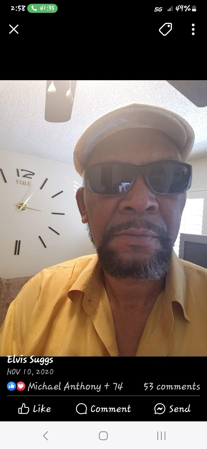 Obituary of Elvis Charles Suggs