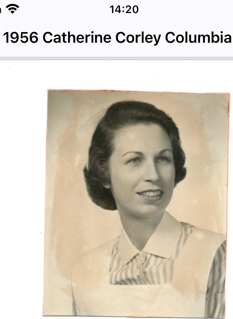 Avis de décès de Catherine Gerard Corley