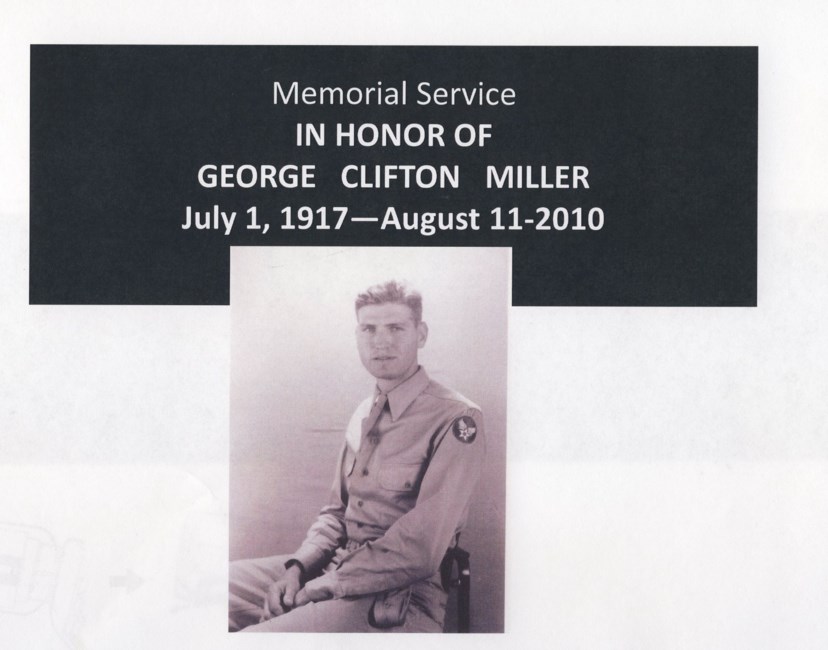 Obituary of George C Miller