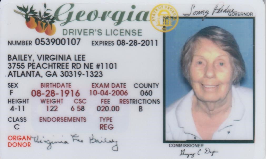 Obituary of Virginia Lee Bailey