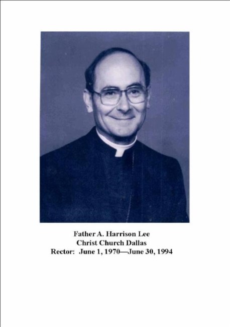 Obituary of Rev. A. Harrison Lee III