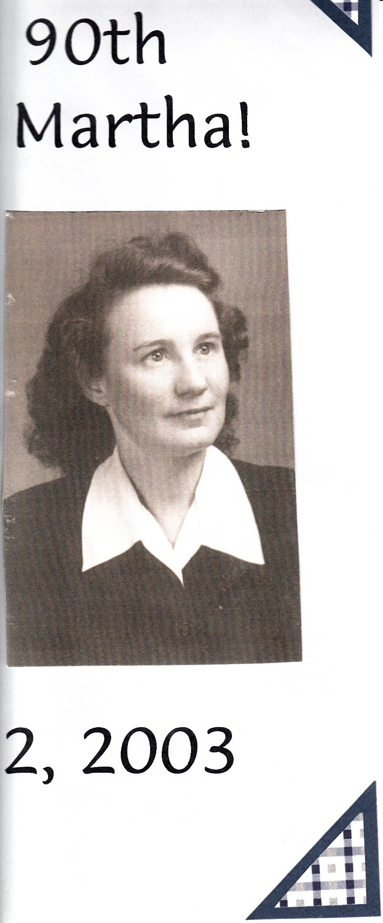 Obituary of Martha C Malone