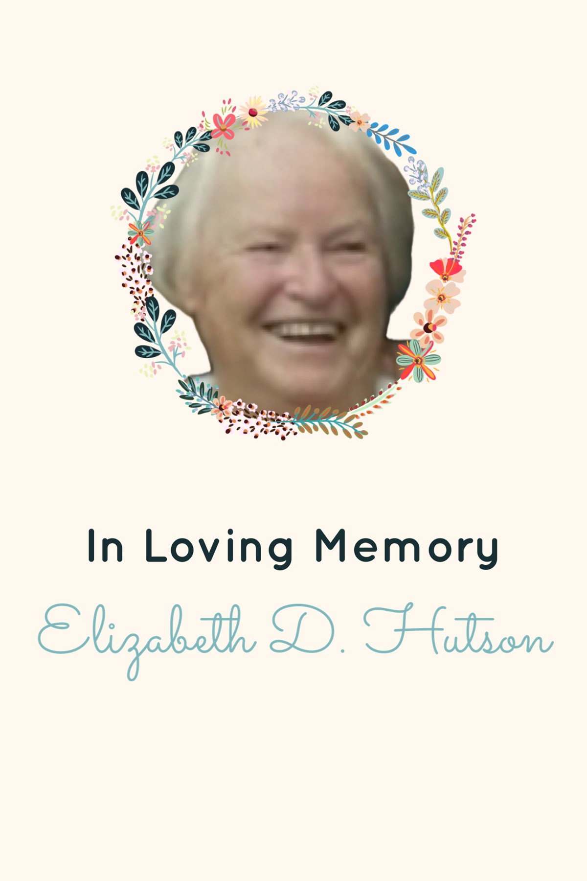 Obituary of Elizabeth D. Hutson